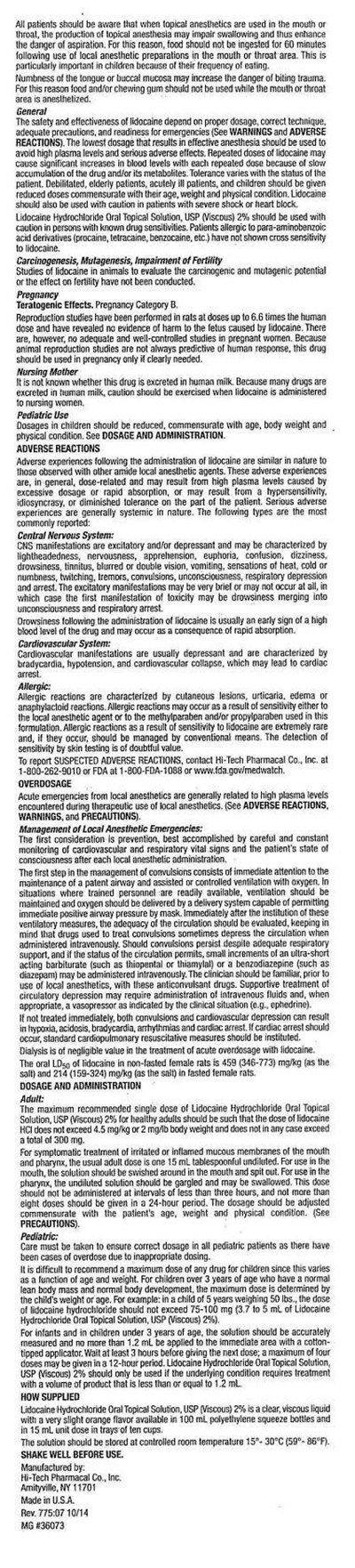 Lidocaine Label_pg2 (Lidocaine Label Pg2)